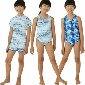 EDDIE BAUER KIDS 4 PIECE SWIM SET - BLUE MULTI SIZES (NEW WITH TAGS) A13